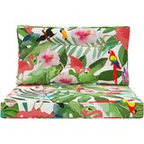  Jastuk za vanjsku sofU 2 pcs šareni Poliester - šareni 80 x 80 cm 1x sjedalo +1x naslon (3D s bartagom) | shoptok.hr