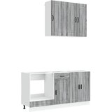  Kuhinjska jedinica PORTO 5 pcs Siva Sonoma Konstruirano drvo | shoptok.hr
