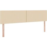  Krevet S LED lampica s uzglavljem Krema 160 x 200 cm tkanina | shoptok.hr
