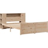 vidaXL Knjižna postelja brez vzmetnice 140x200 cm trdna borovina | Shoptok.si