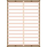  Za krevet smeđa boja meda 120 x 200 cm od masivnog drva | shoptok.hr