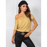 RUE PARIS T-shirt-TP-TS-5480.97P-White-Yellow | Shoptok.si