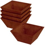  Vrtna saksija 5 pcs Rđa 35 x 35 x 15 cm | shoptok.hr