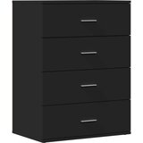  The Living Store Komoda črna 60x39x80 cm inženirski les - Komoda, (21500255) | Shoptok.si