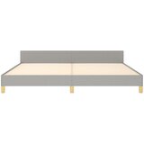  Okvir za krevet bez madraca svjetlosivi 200 x 200 cm od tkanine | shoptok.hr