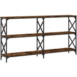  Konzolni stol boja hrasta 156 x 28 x 80,5 cm konstruirano drvo | shoptok.hr