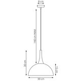 visilica na sajli nautica 1xGX53/12W/230V bela | Eponuda.com