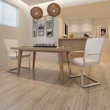 Maison Chic Nihajni Jedilni stoli - Vzorci stoli 2 kosa belo umetno usnje A1535, (22031219) | Shoptok.si