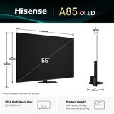 Hisense 55 inča 55A85Q oled 4K uhd smart tv | Eponuda.com