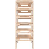  Stalak za vino 61,5x30x82 cm od masivne borovine | shoptok.hr