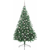  Umjetno predsvijetljeno božićno drvce Zelena 240 cm PVC | shoptok.hr