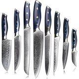  Set damaskih kuhinjskih noževa AK-20182 - Plava KP20182 | shoptok.hr