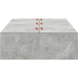  posteljni okvir s predali, inženirski les, betonsko siva, 90×200×31,5 cm | Shoptok.si
