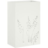  Vrtna saksija Bijela 50 x 30 x 75 cm Čelična vrata | shoptok.hr