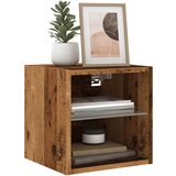 Maison Chic Stenska TV omarica - TV stojalo - Televizijska omarica z LED lučkami star les 30x28,5x30 cm, (21699463) | Shoptok.si