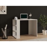 Hanah home Cool White Study Desk cene