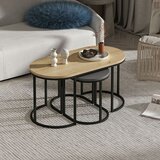 Hanah home set stočića 3 komada Dena