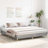 Okvir kreveta bez madraca 160x200 cm konstruiranog drva Siva 160 x 200 cm | Shoptok.si