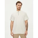 Wrangler Polo majica Rugby 112350413 Écru Relaxed Fit