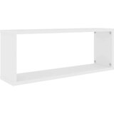  Kockaste zidne police 2 kom bijele 60 x 15 x 23 cm od iverice | shoptok.hr