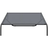 vidaXL dvignjena pasja postelja siva 150x90x20 cm tekstilen in jeklo | Shoptok.si