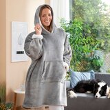  Velika puloverska odeja z rokavi in podlogo iz flisa Swug InnovaGoods Cene