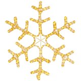  Figura božićne pahulje 144 LED žarulje topla bijela 59 x 59 cm | shoptok.hr