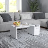 vidaXL Stolić za kavu bijeli 90 x 45 x 35 cm od iverice Cijene