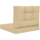  Zunanja blazina za kavč 2 pcs Bež Poliester, (5000202655) | Shoptok.si