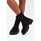Boto Insulated work boots women's with decoration black Melisse | Shoptok.si