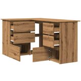 vidaXL Kutni stol obrtnički hrast 145x100x76 cm konstruirano drvo | shoptok.hr
