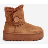 Boto Women's Platform Snow Boots with Faux Fur Camel Wikas | Shoptok.si