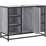  Kupaonski ormarić za umivaonik boja hrasta 80x33x60 cm drveni Siva | shoptok.hr