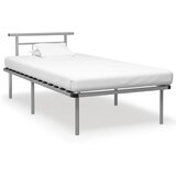 Maison Chic Posteljni okvir - Enojna postelja - Postelja za odrasle siv kovinski 100x200 cm-J9018, (21759558) | Shoptok.si