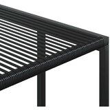 vidaXL 17-dijelni vrtni blagovaonski set poliratan crni | shoptok.hr