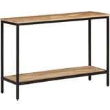 vidaXL Konzolna mizica 100x35x70 cm trden neobdelan mangov les Cene