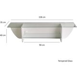 Hanah home TV polica Lily TV White