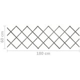 vidaXL Mrežaste ograje 5 kosov siv trden les jelke 180x60 cm | Shoptok.si