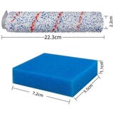 INORCO Zvitek krtae filtra in nadomestni deli iz pene predfiltra za Tineco Ifloor Hf10e-01 Cordless Wet D(+c, (21983098) | Shoptok.si