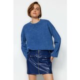 Trendyol T-Shirt - Dark blue - Relaxed fit Cene