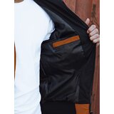 DStreet Men's winter quilted jacket with hood camel | shoptok.hr