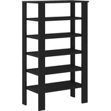 vidaXL Regal za čevlje črn 61x32x105 cm inženirski les | Shoptok.si