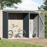  Vrtno spremište za drva antracit 245x98x159 cm pocinčani čelik | shoptok.hr