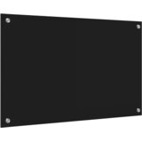  Kuhinjski zid Crna 80 x 50 cm Staklo otporno na udarce | Eponuda.ba