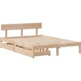 vidaXL Posteljni okvir s predali 120x190 cm trdna borovina, (21337910) Cene