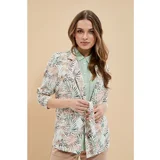 Moodo Tropical pattern blazer