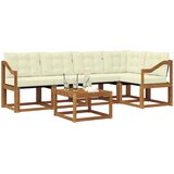  Set vanjskih sofa 6 kom. Prirodna i krem | shoptok.hr