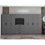 Hanah home Ormar Minar Kale-7831, 405x210x52 cm, Antracit | Eponuda.ba