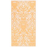 Vanjski tepih narančasto-bijeli 120 x 180 cm PP | shoptok.hr