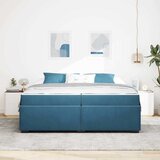  Krevetna konstrukcija Tamno plava 200 x 200 cm tkanina | Eponuda.com